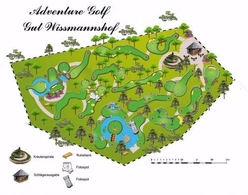 Adventure Golf Karte